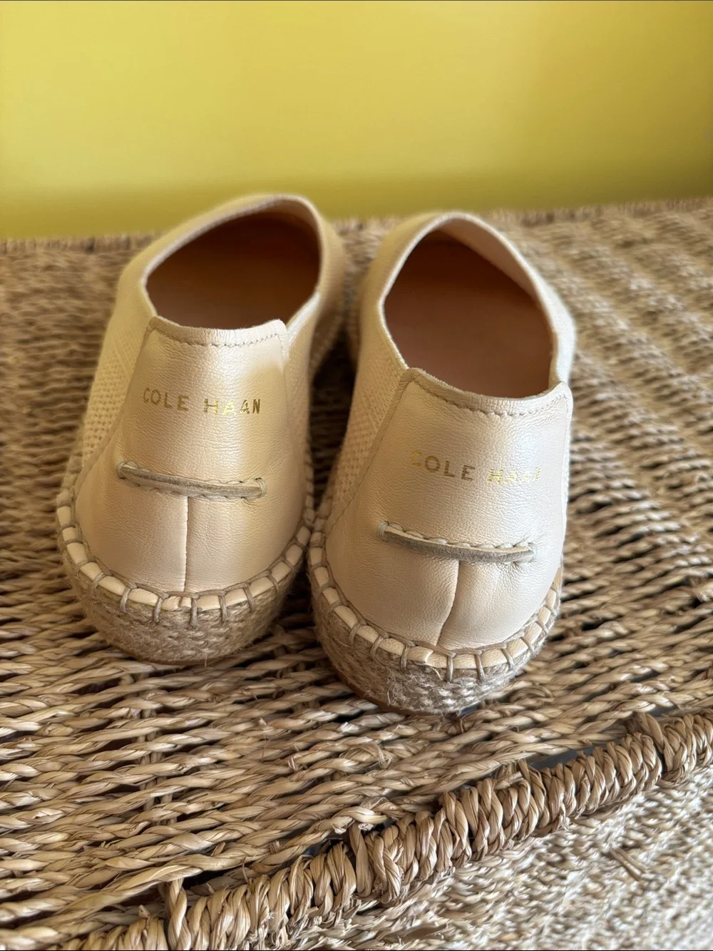 Cole Haan Women's Knit Espadrilles in Beige